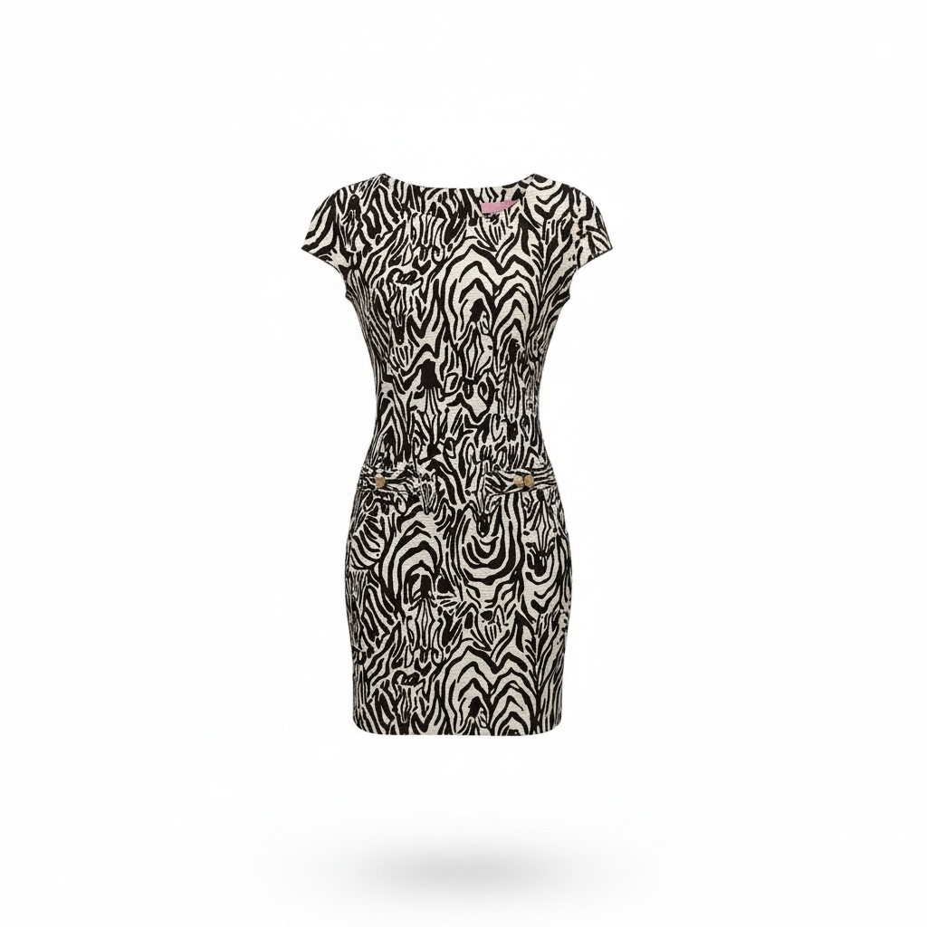 Dress Designer By Lilly Pulitzer In Animal Print, Size: Xxs