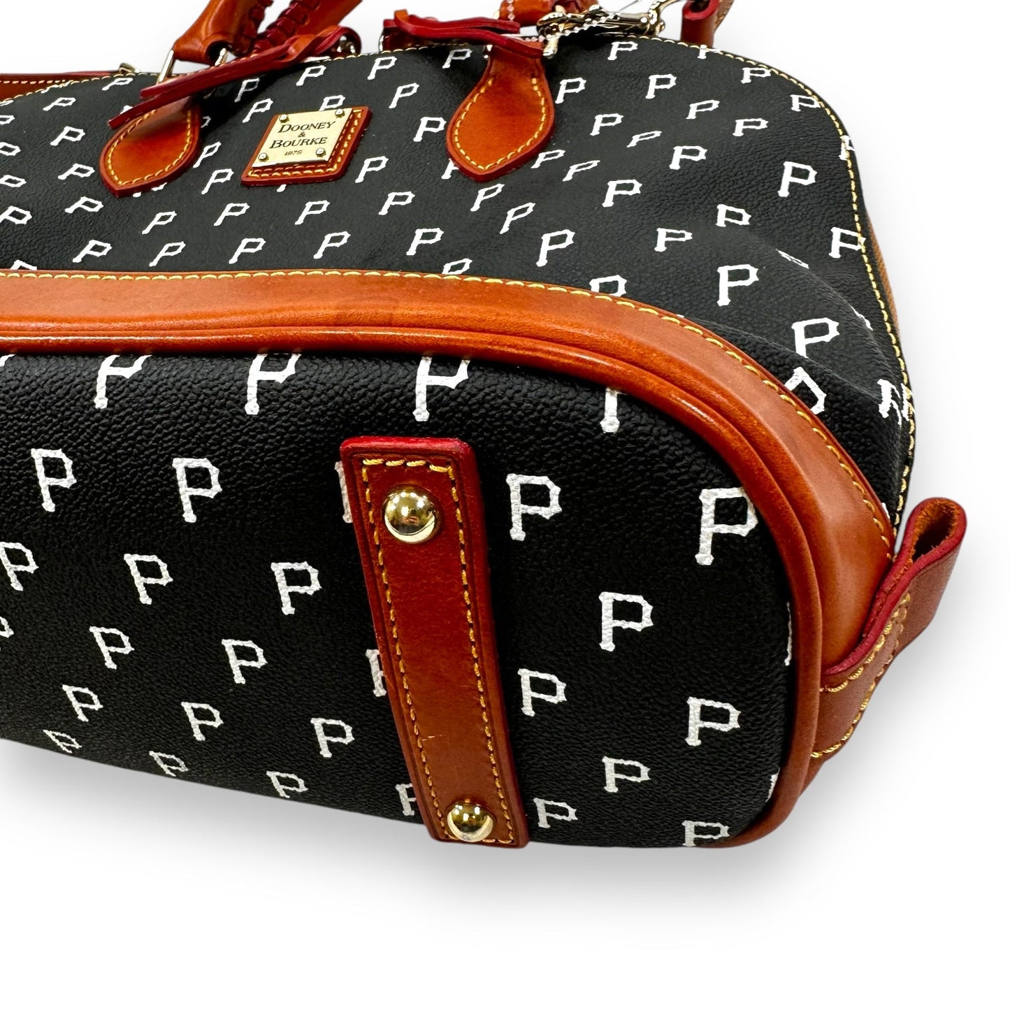 Pittsburgh Pirates Handbag Designer By Dooney And Bourke, Size: Medium