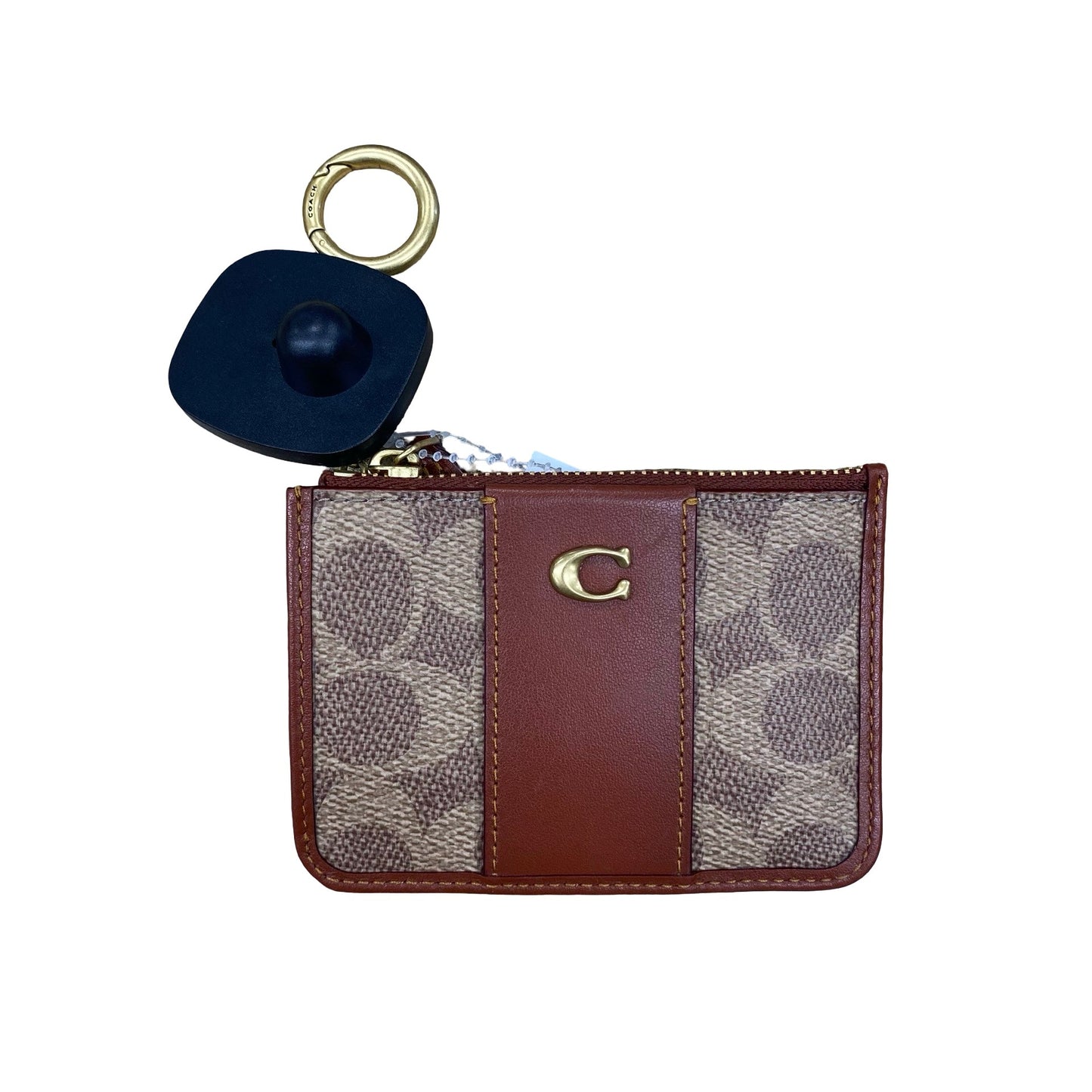 Id/Card Holder Designer By Coach In Brown
