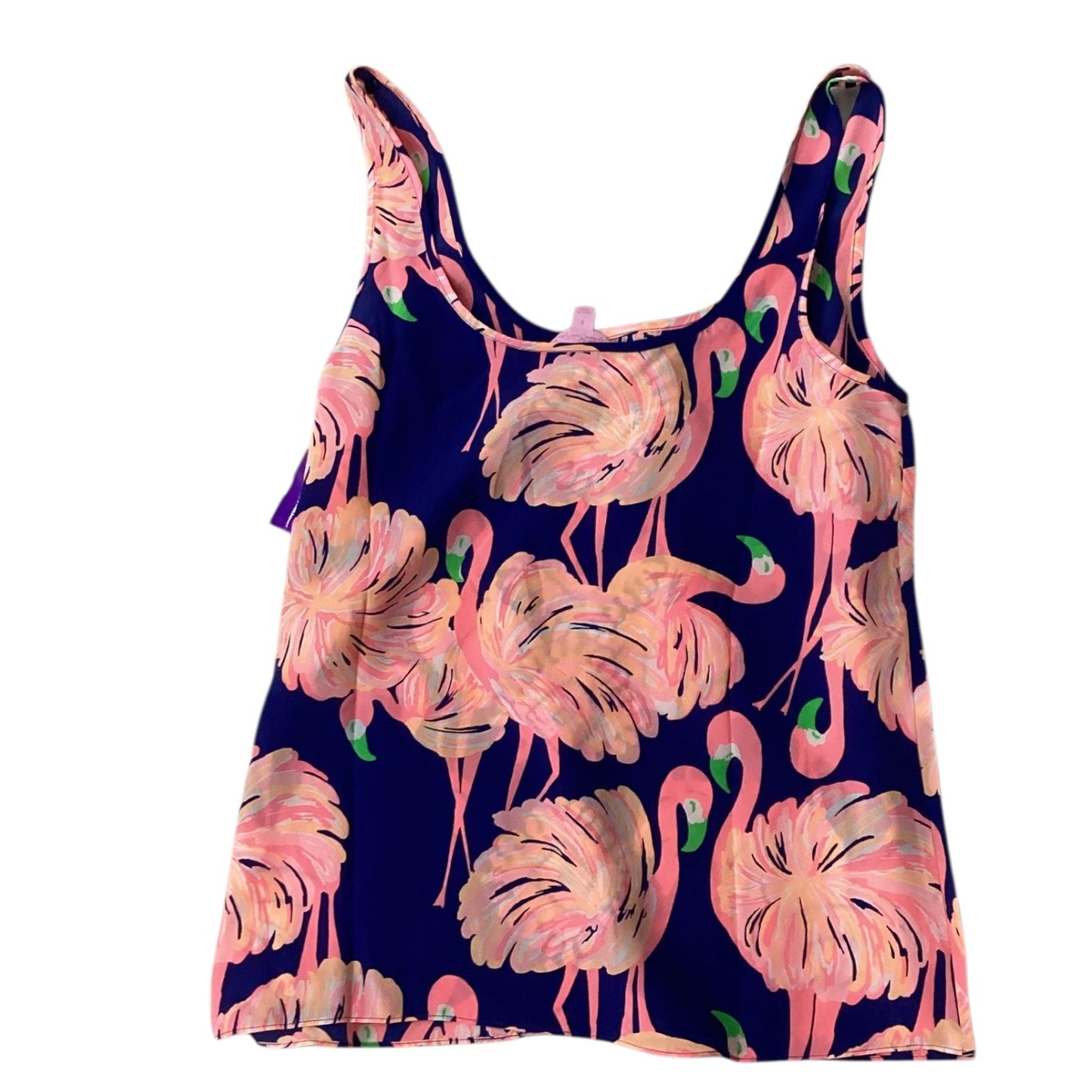 Top Sleeveless Designer By Lilly Pulitzer In Blue & Orange, Size:S