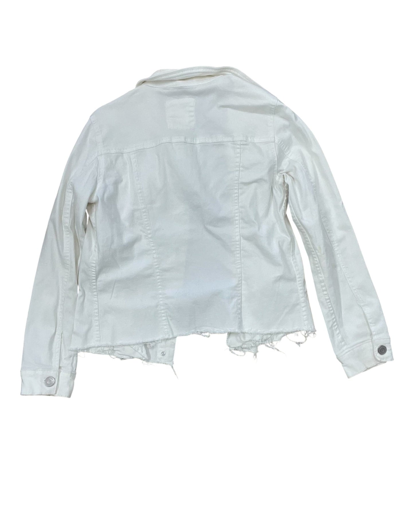 Jacket Denim By Lc Lauren Conrad In White, Size:S