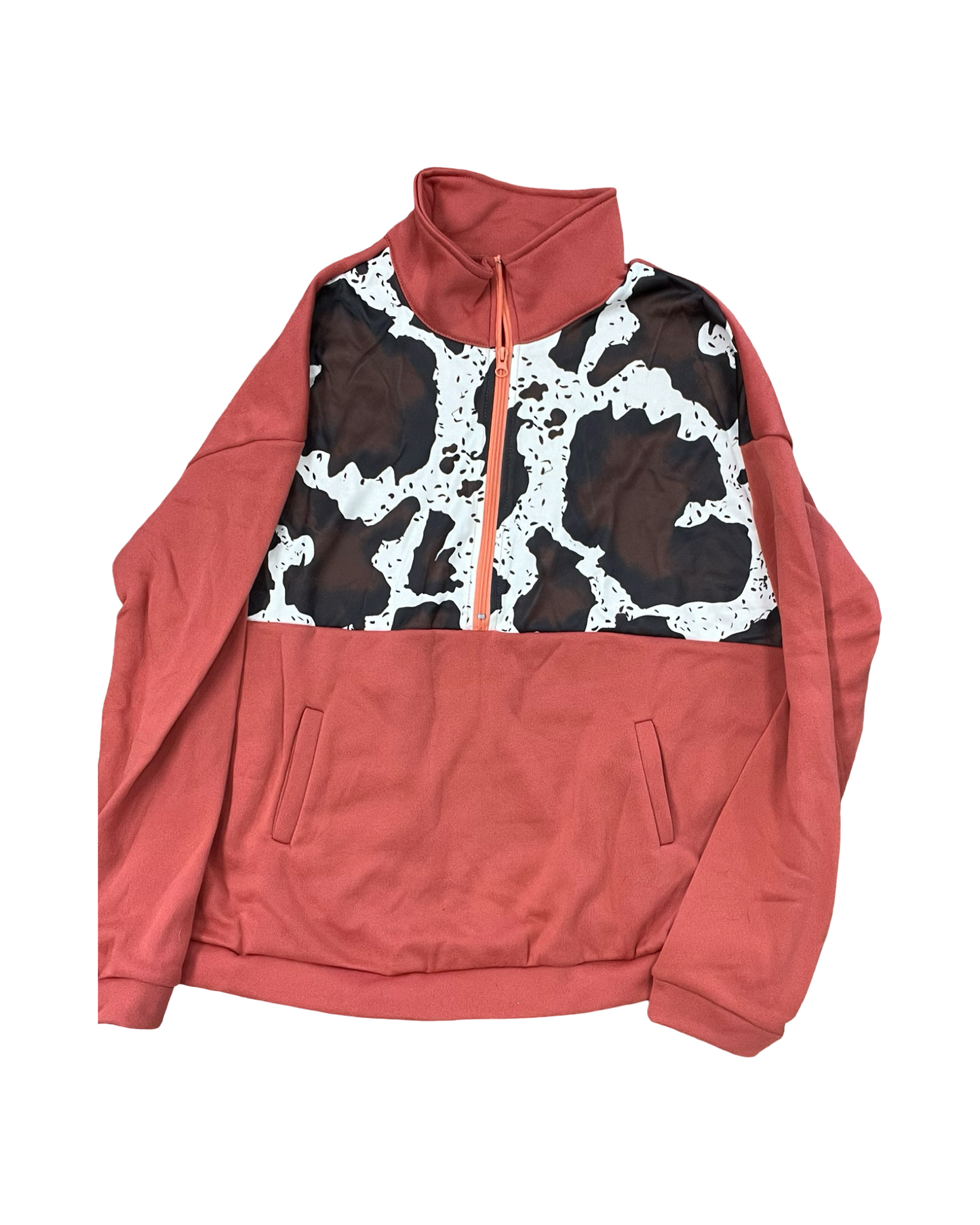 Sweatshirt Hoodie By Clothes Mentor In Orange, Size:2X