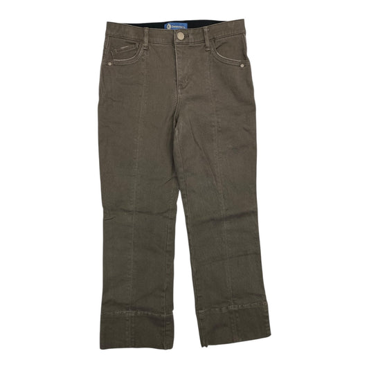 Jeans Straight By Democracy In Brown Denim, Size:6