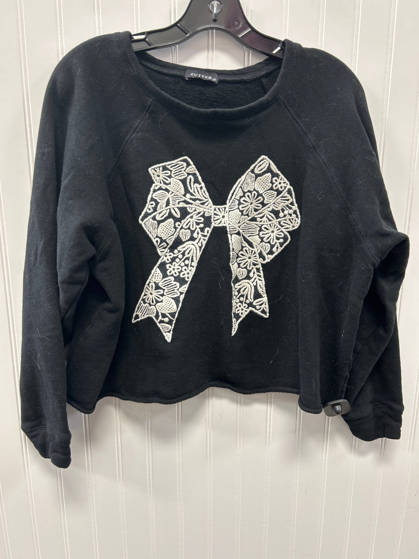 Top Ls By Zutter In Black, Size:M