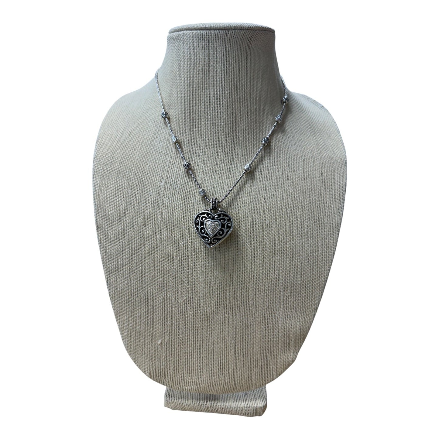 Necklace Lariat & Y-Drop By Brighton In Silver