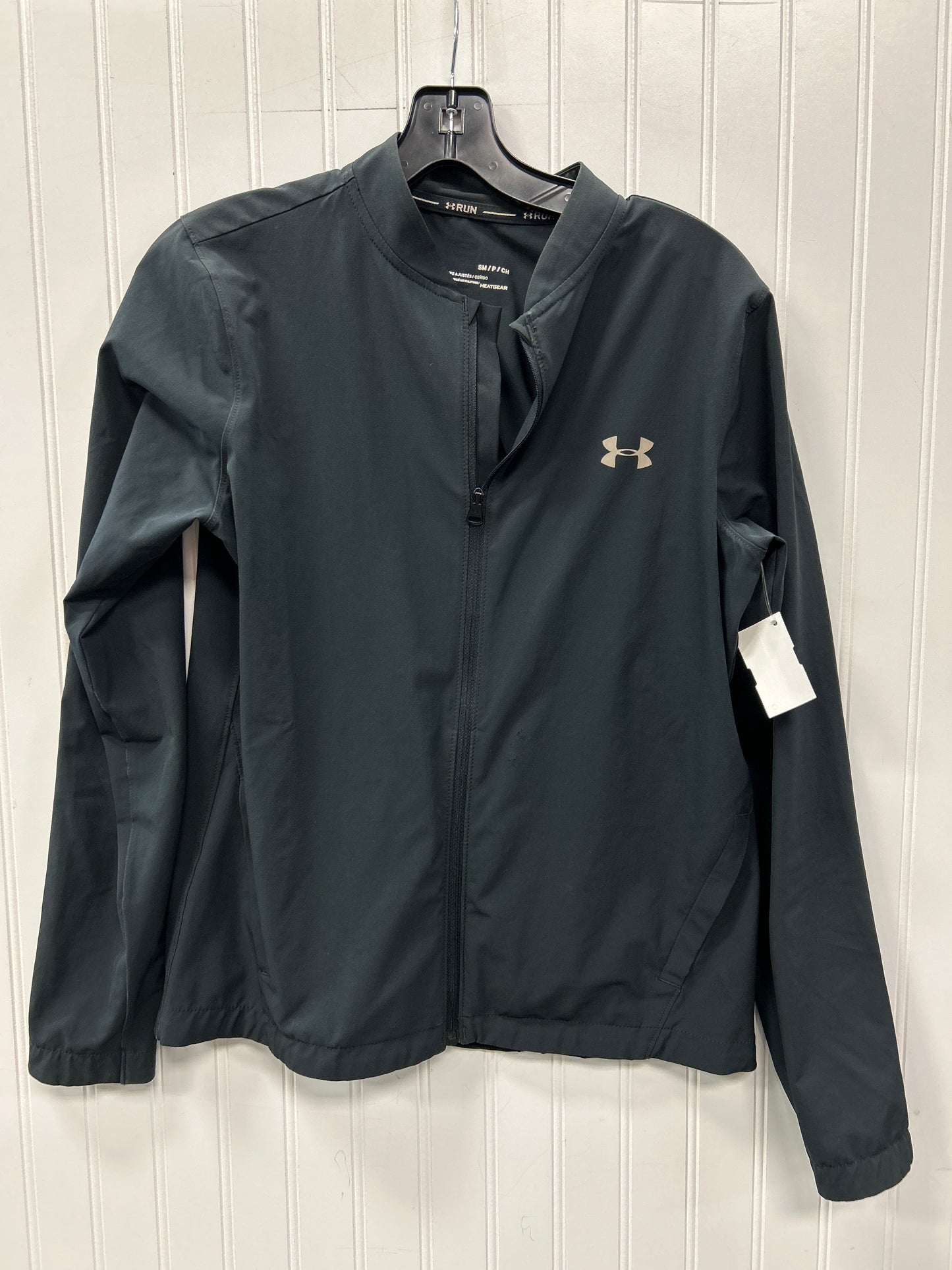Athletic Top Ls Crewneck By Under Armour In Black, Size:S