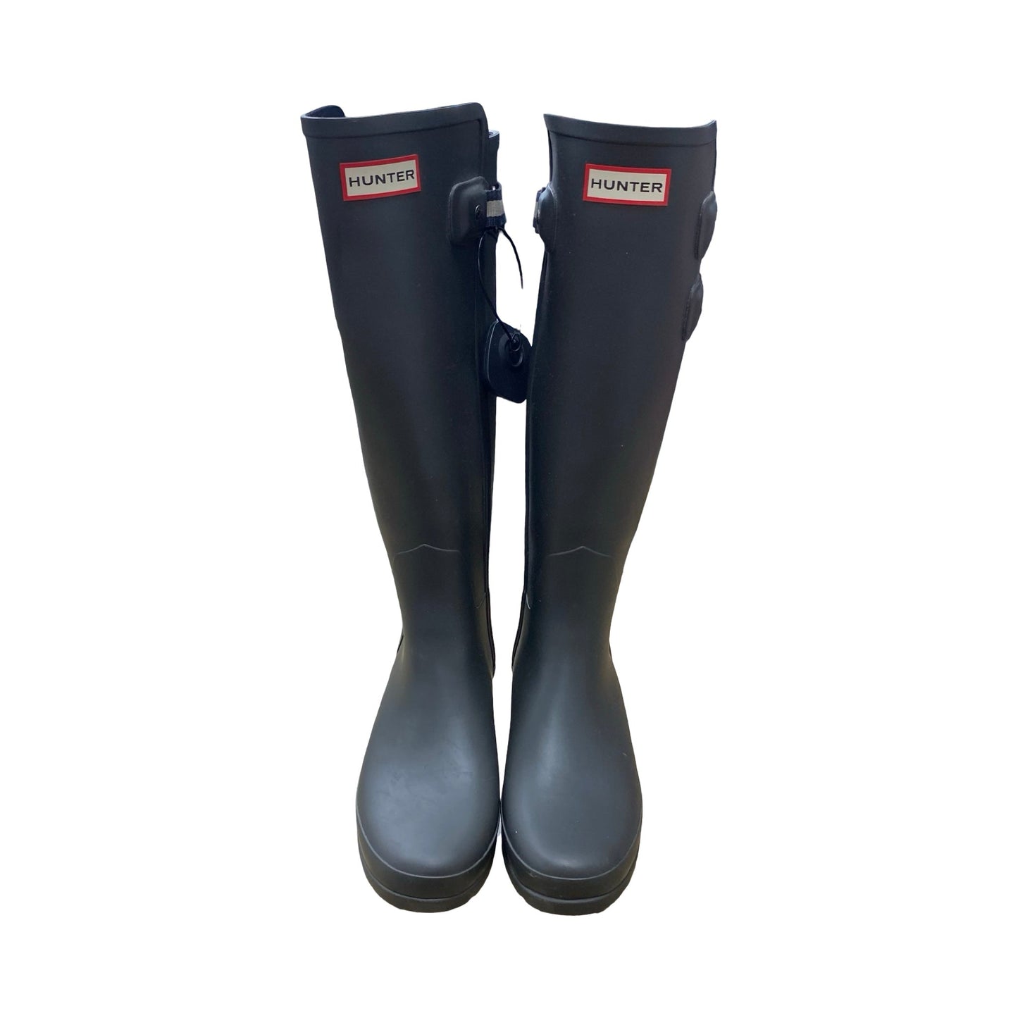 Boots Designer By Hunter In Grey, Size:6