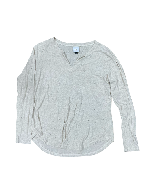 Top Ls By Cabi In Cream, Size:M
