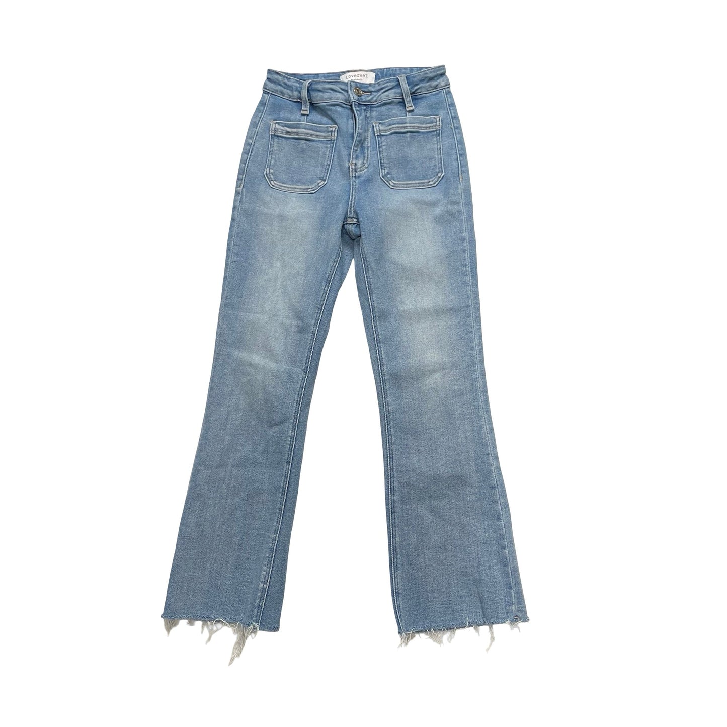 Jeans Straight By Vervet In Blue Denim, Size:0