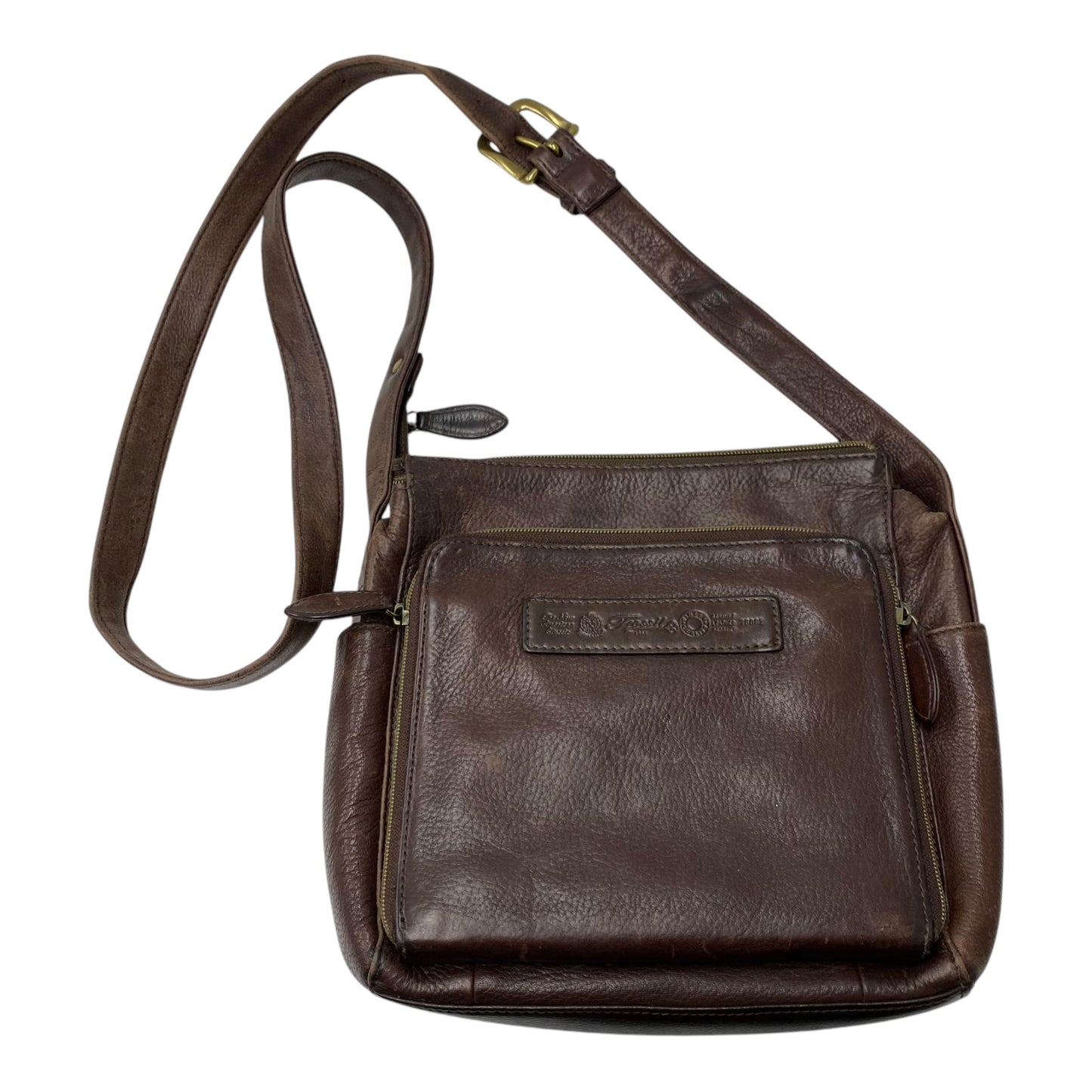 Crossbody Leather By Fossil In Brown, Size:Medium