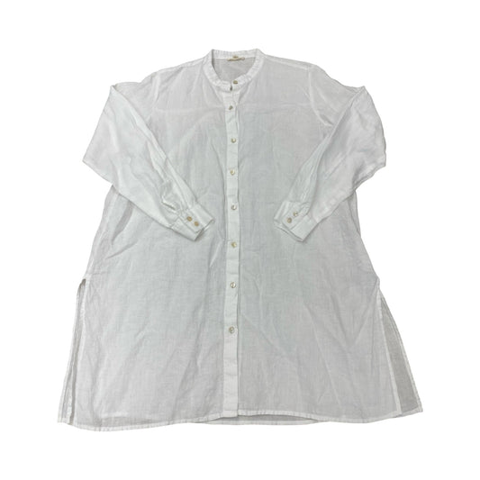 Dress Designer By Eileen Fisher In White, Size:S