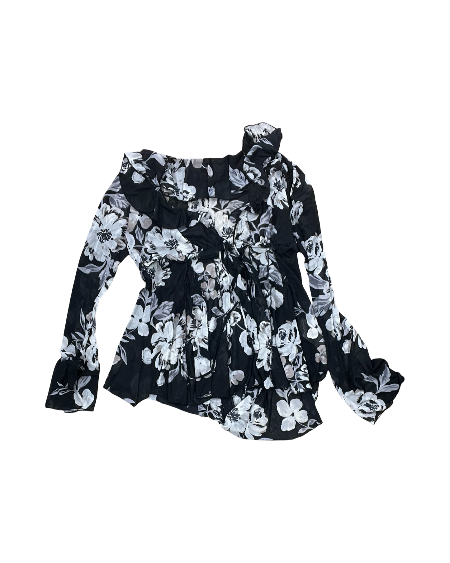 Top Ls By Free People In Black & White, Size:Xs
