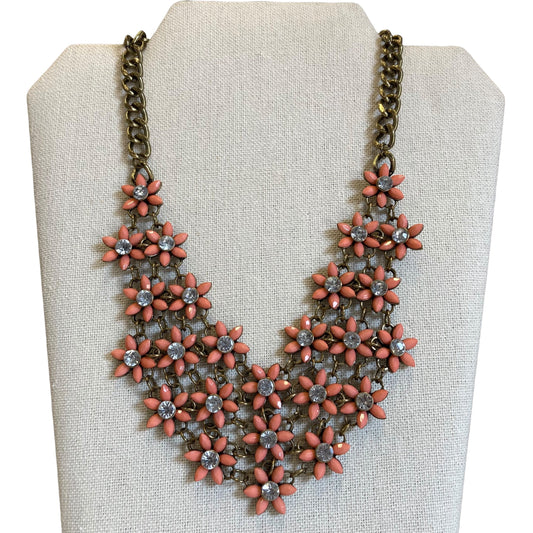 Necklace Statement In Orange