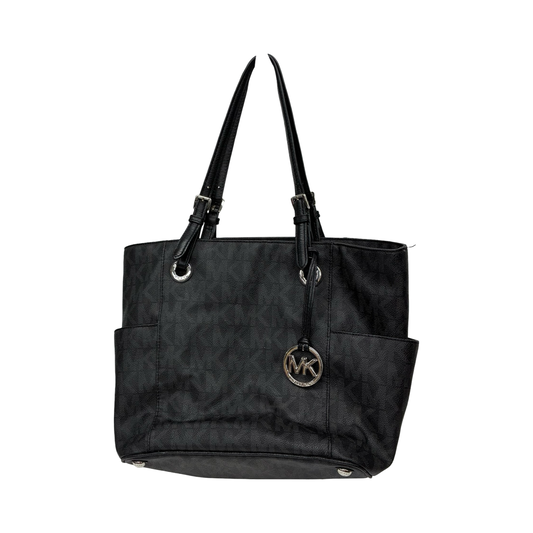 Handbag Designer By Michael Kors In Black & Grey, Size:Large