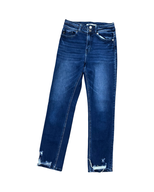 Jeans Skinny By Kancan In Blue Denim, Size:2