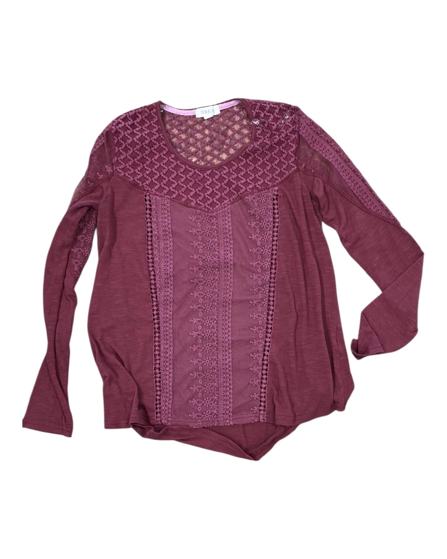 Top Ls By Taylor & Sage In Pink, Size:M
