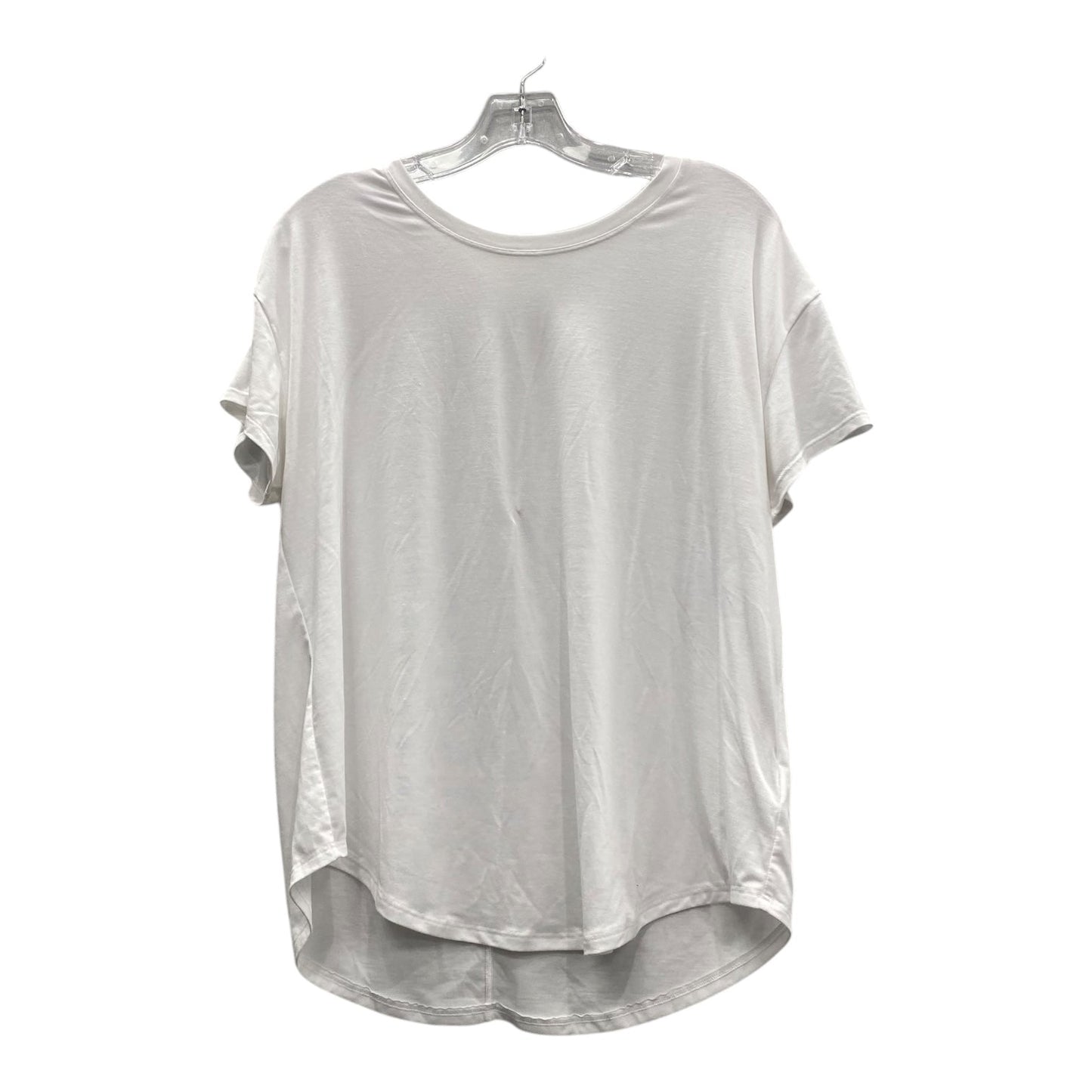 Athletic Top Ss By Athleta In White, Size:M