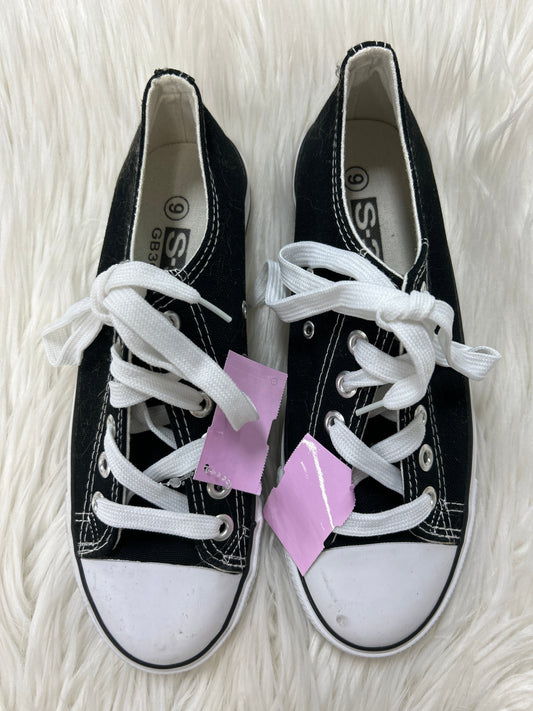Shoes Flats By Clothes Mentor In Black, Size:9