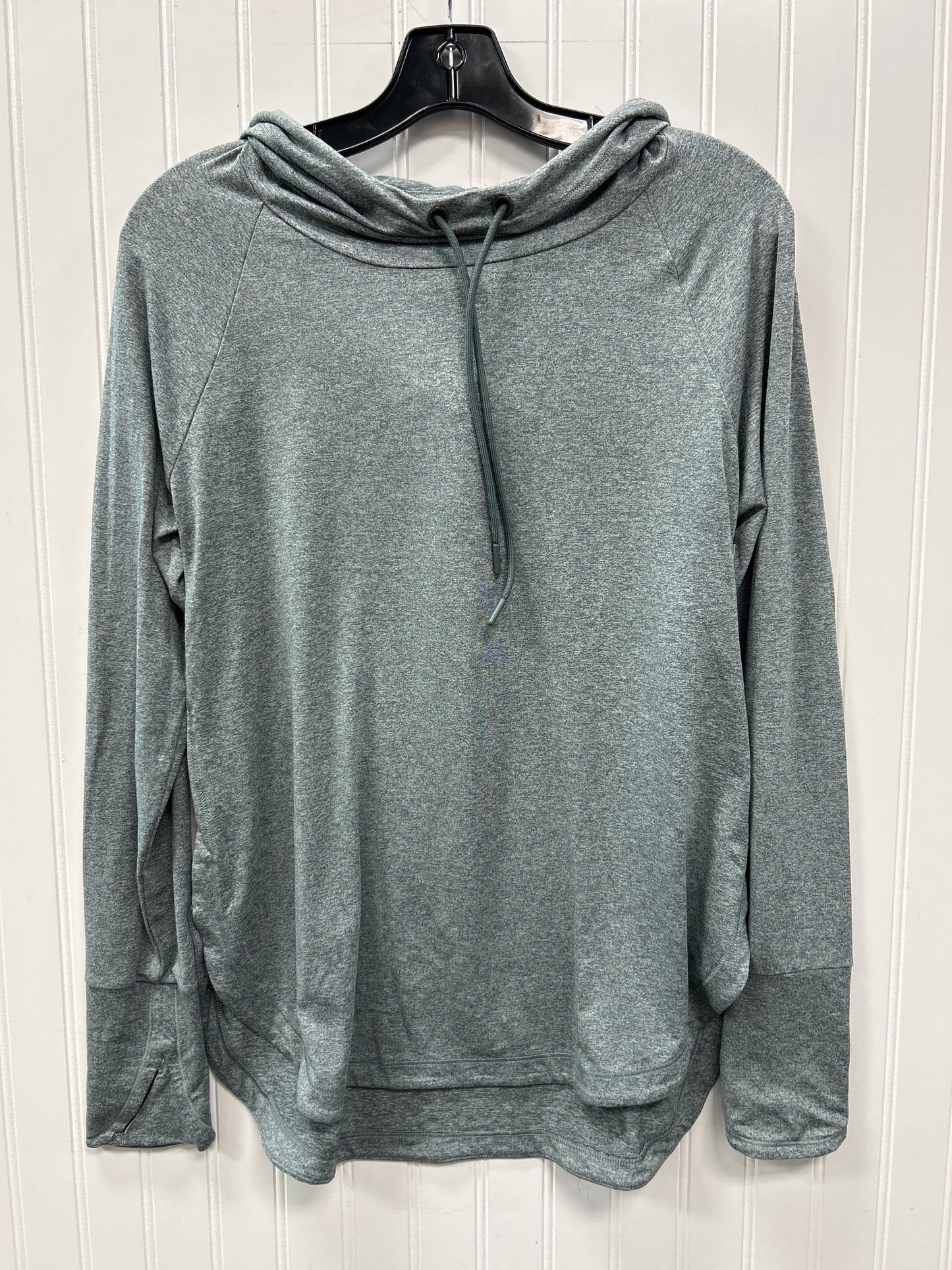 Athletic Top Ls Hoodie By Athleta In Green, Size:M
