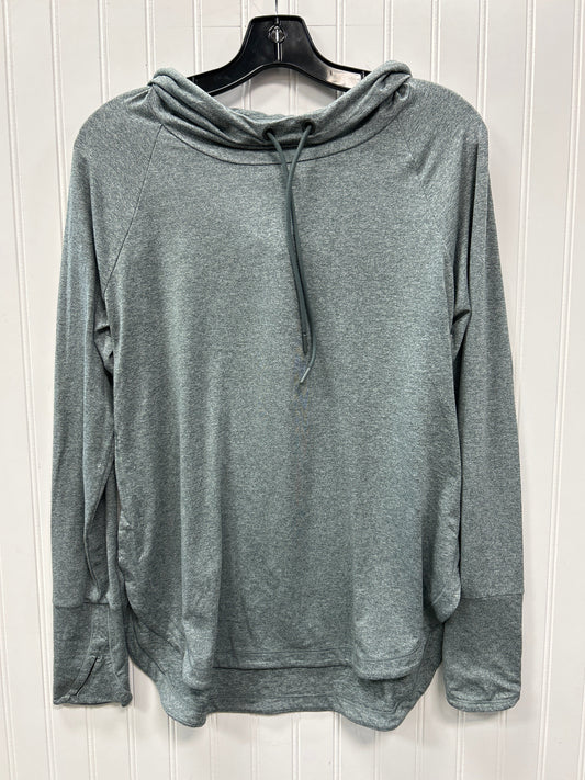 Athletic Top Ls Hoodie By Athleta In Green, Size:M