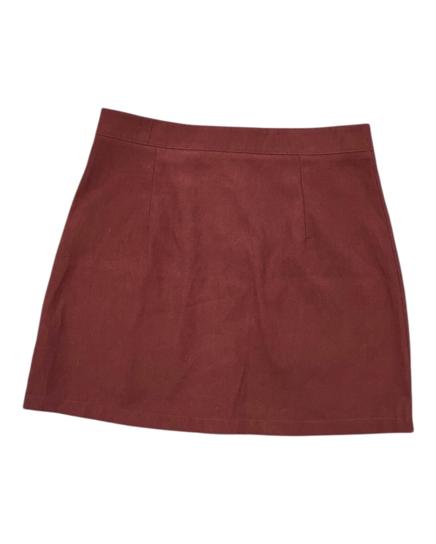 Skirt Midi By Clothes Mentor In Red, Size:L