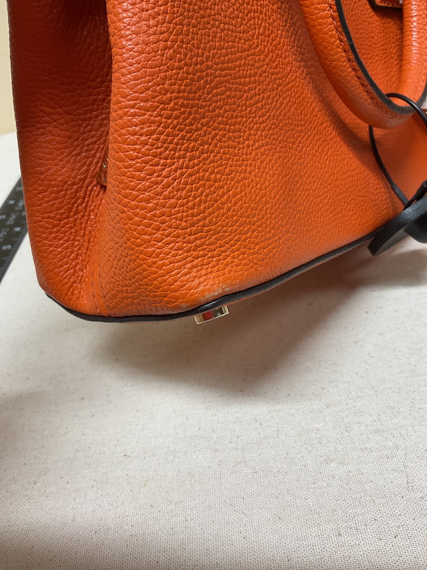 Crossbody Leather By Michael By Michael Kors In Orange, Size:Small