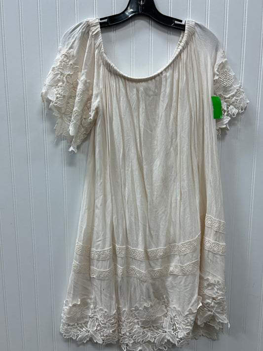 Dress Casual Short By Cmc In Cream, Size:Xxl