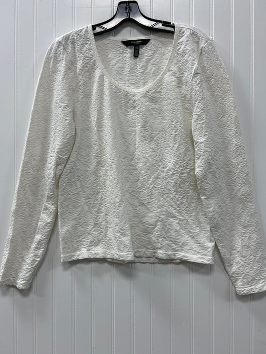 Top Ls By White House Black Market In Cream, Size:Xl