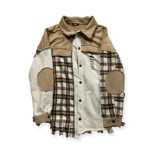 Jacket Shirt By Miss Me In Multi, Size:L