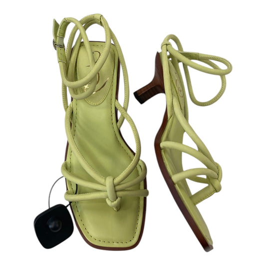 Sandals Heels Kitten By Sam Edelman In Green, Size:8