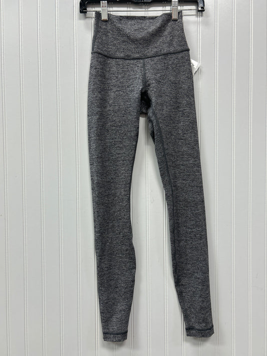 Athletic Leggings By Lululemon In Grey, Size:2