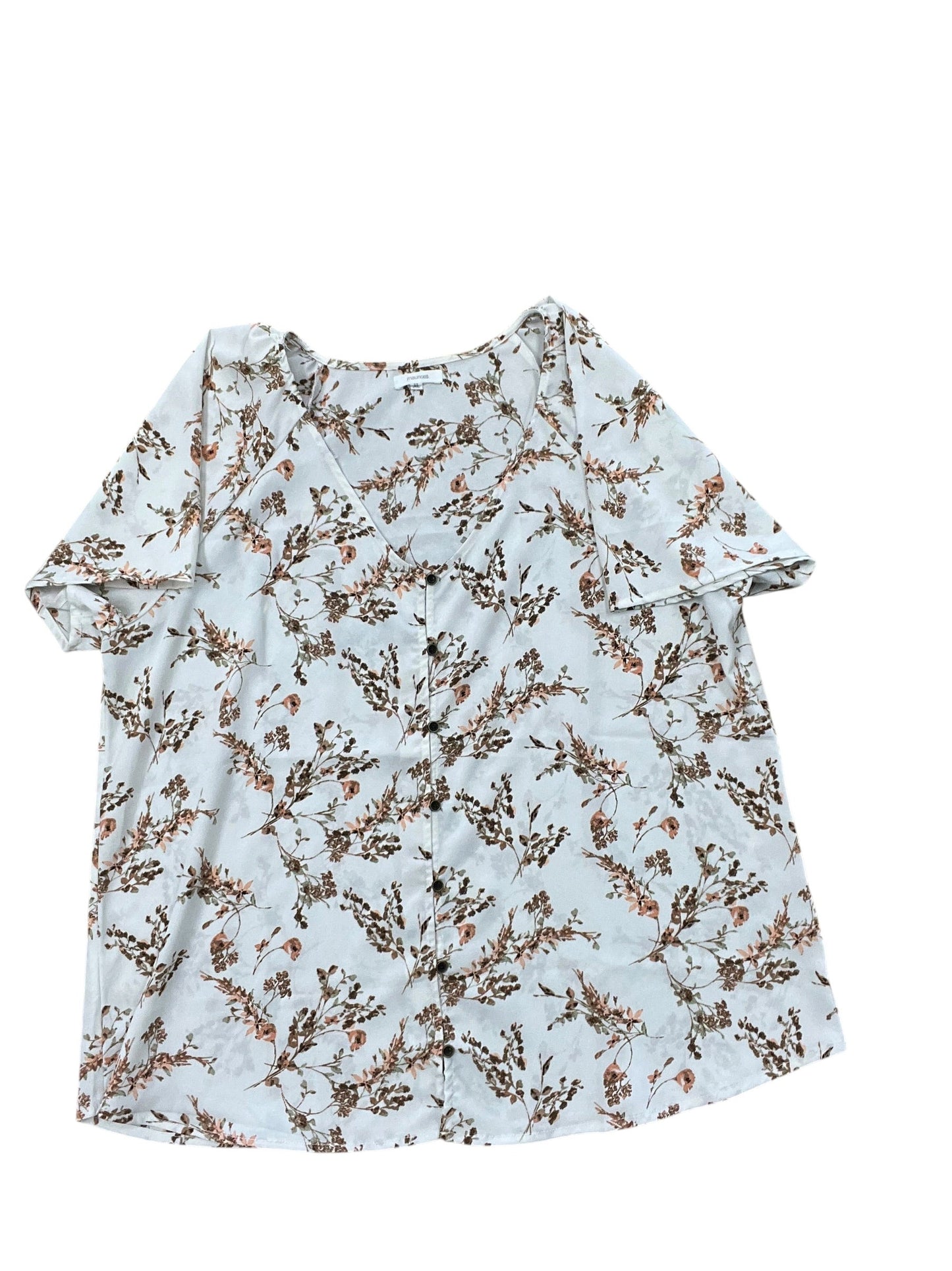 Top Ss By Maurices In White, Size:Xl