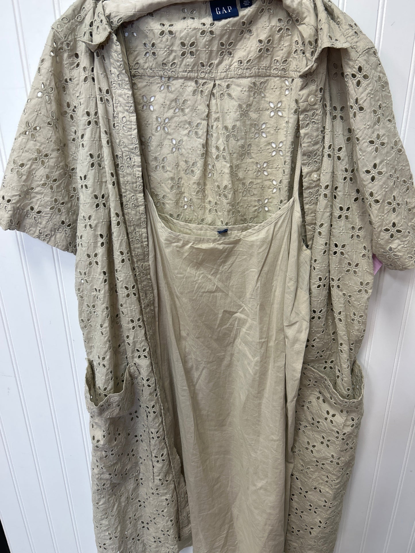 Dress Casual Maxi By Gap In Taupe, Size:L