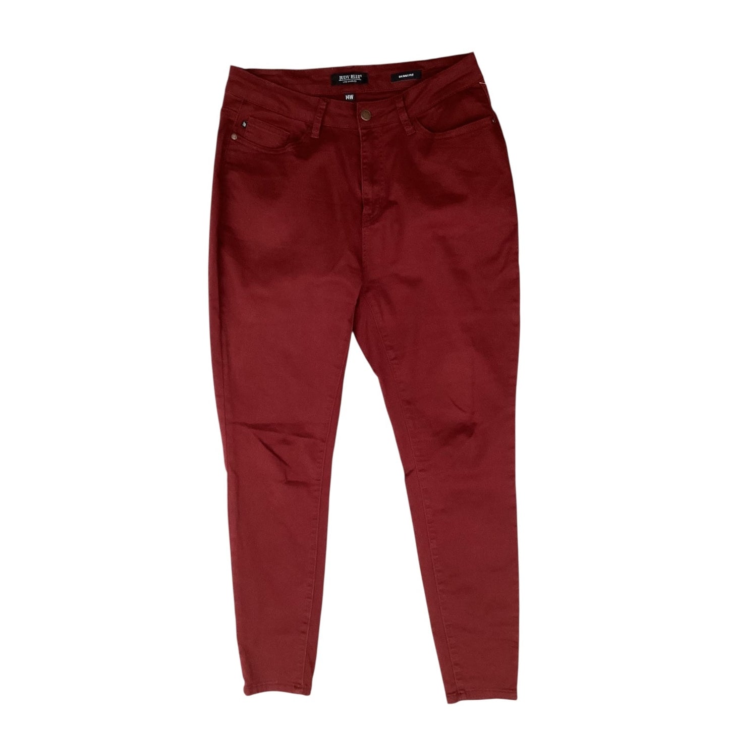 Jeans Skinny By Judy Blue In Red, Size:14