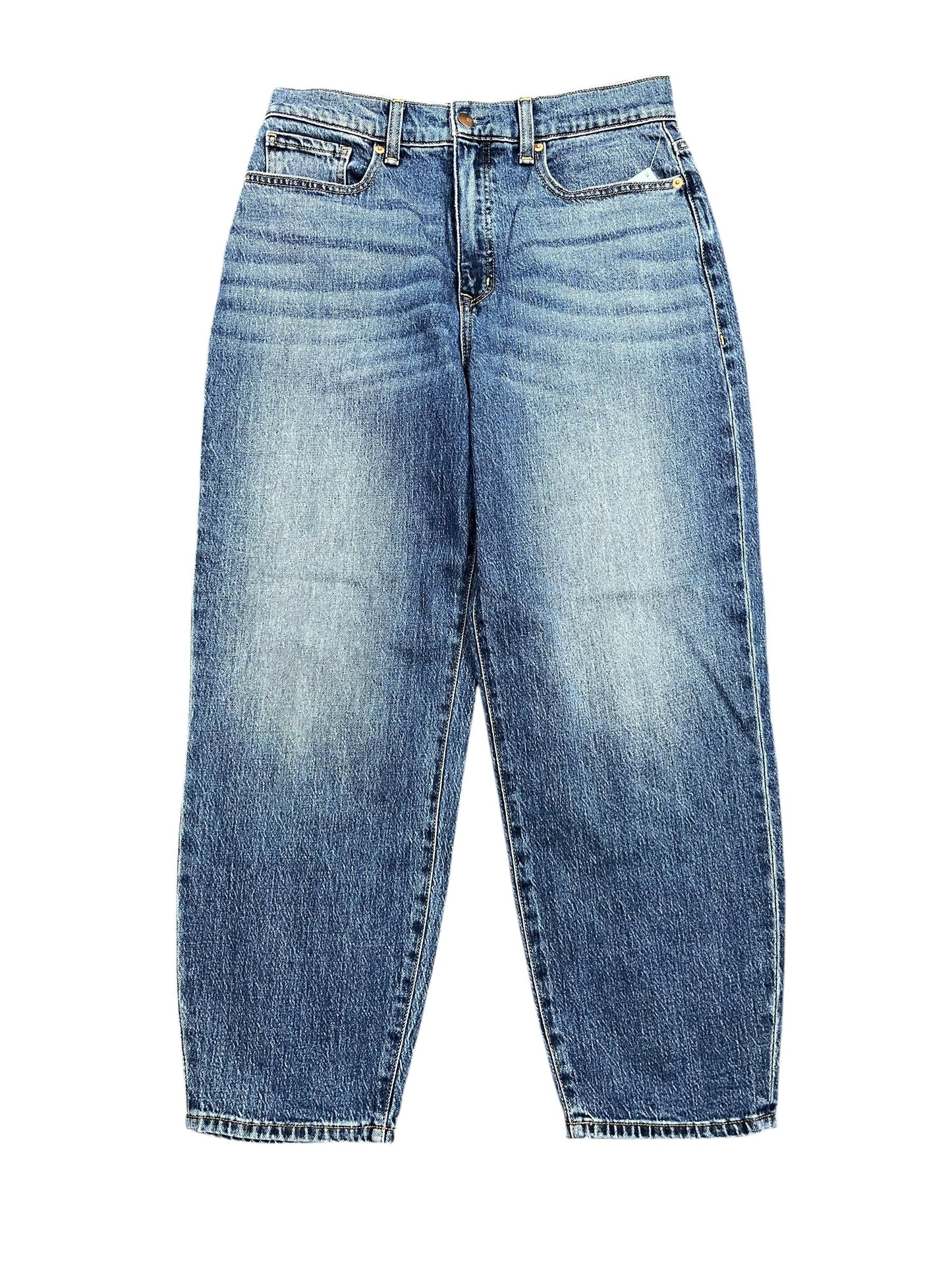 Jeans Straight By Evereve In Blue Denim, Size:8
