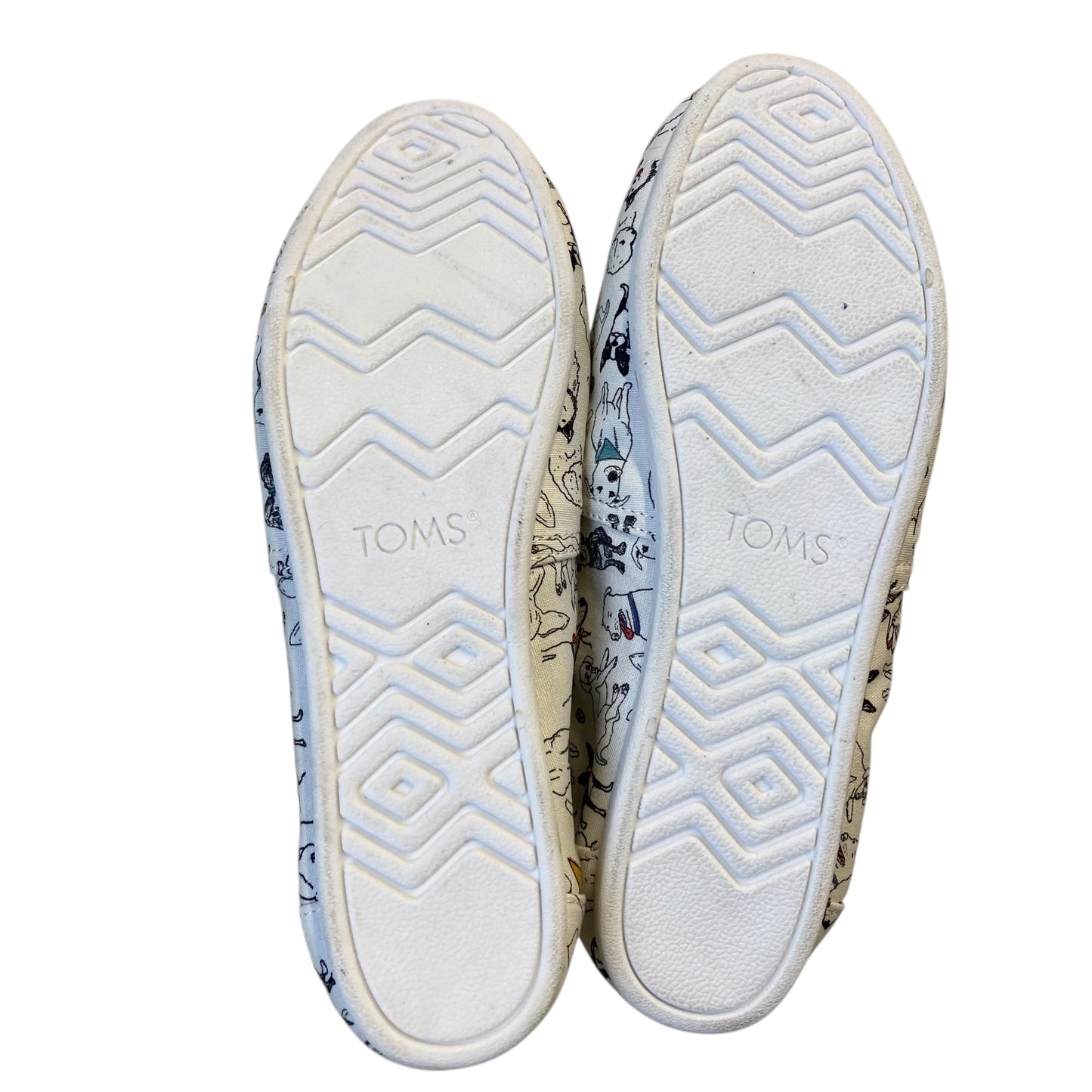 Shoes Flats By Toms In Multi, Size:8