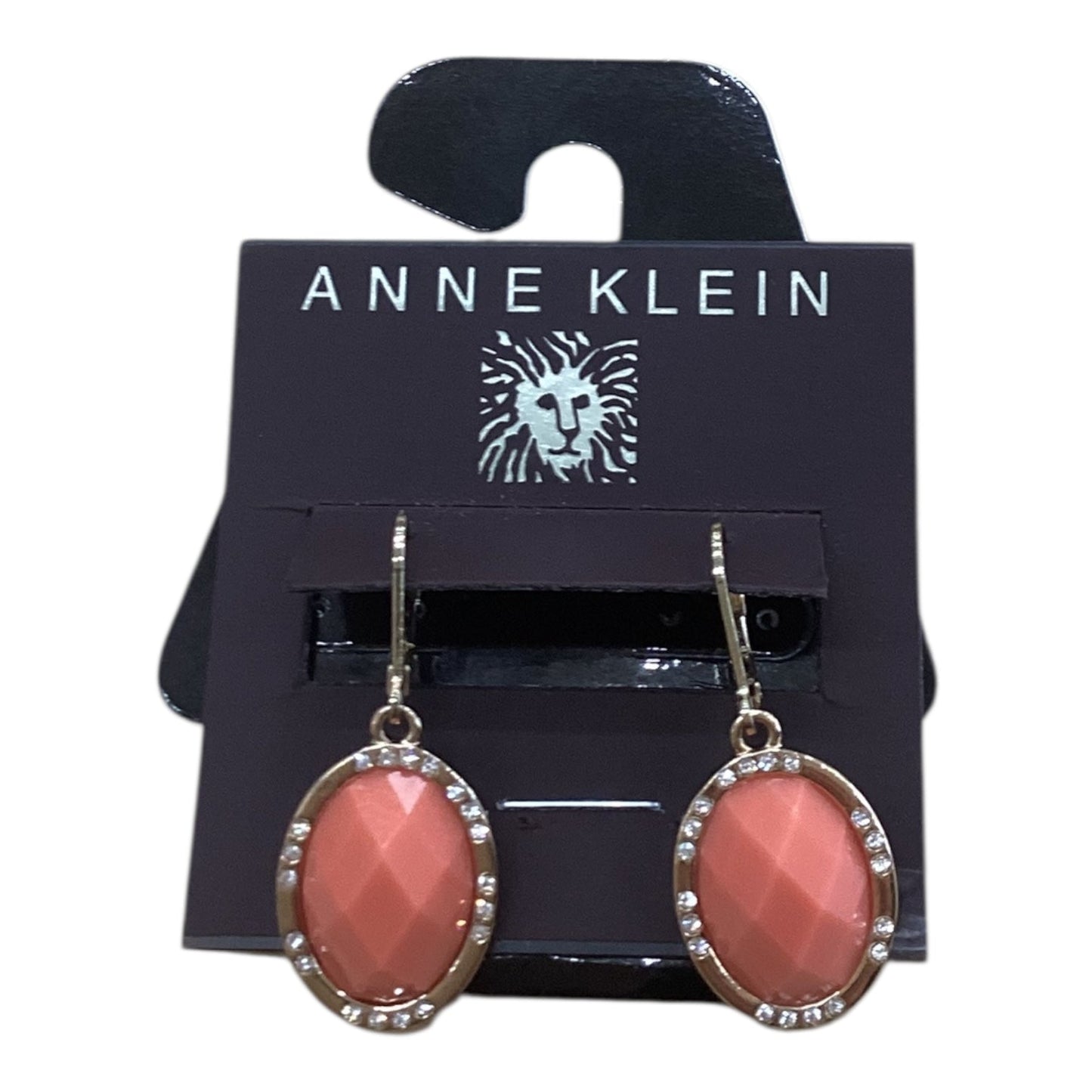 Earrings Dangle/Drop By Anne Klein In Coral