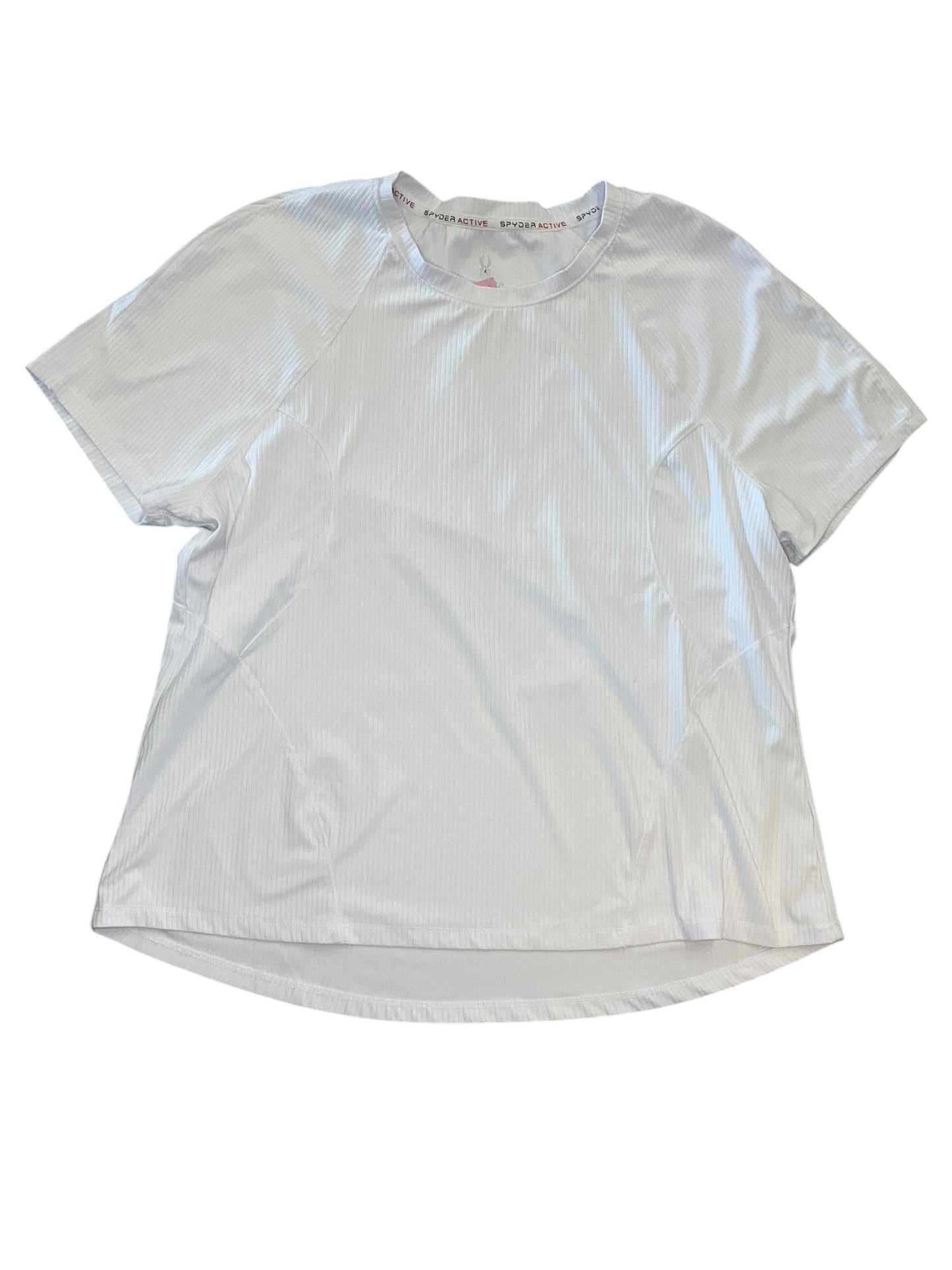 Athletic Top Ss By Spyder In White, Size:Xl
