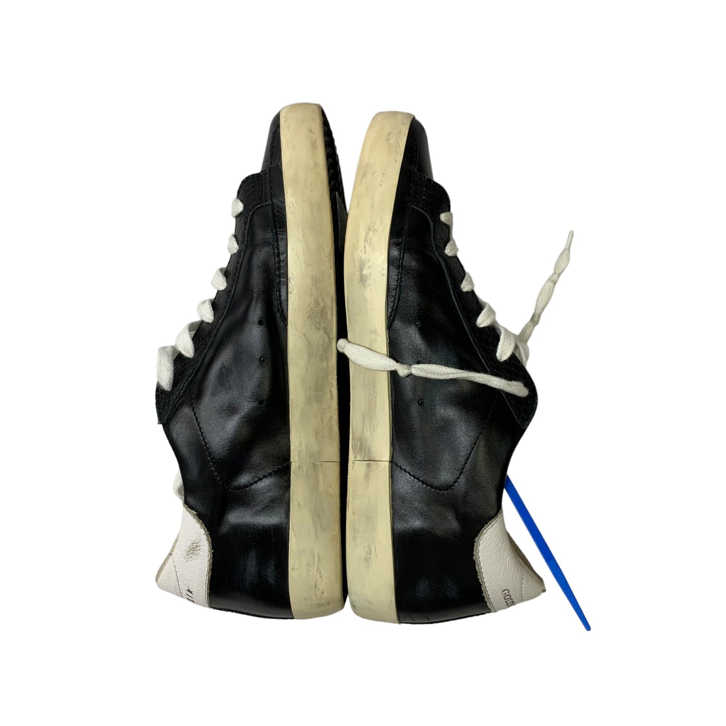 Black Shoes Luxury Designer Golden Goose, Size 9