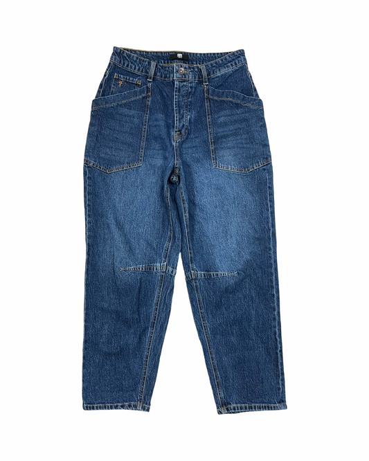 Jeans Designer By Frye In Blue Denim, Size:4