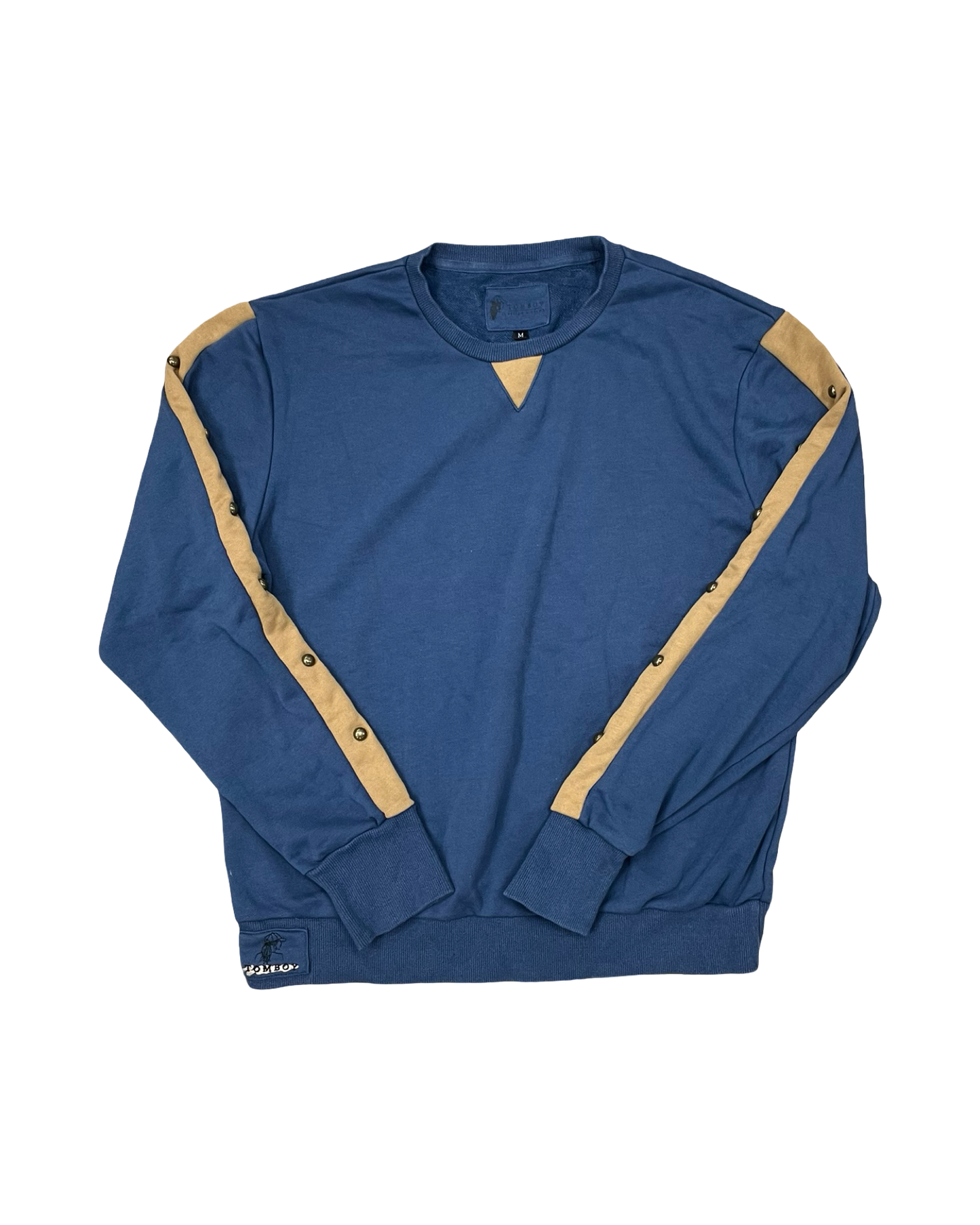 Sweatshirt Crewneck By Tomboy In Black & Brown, Size:M