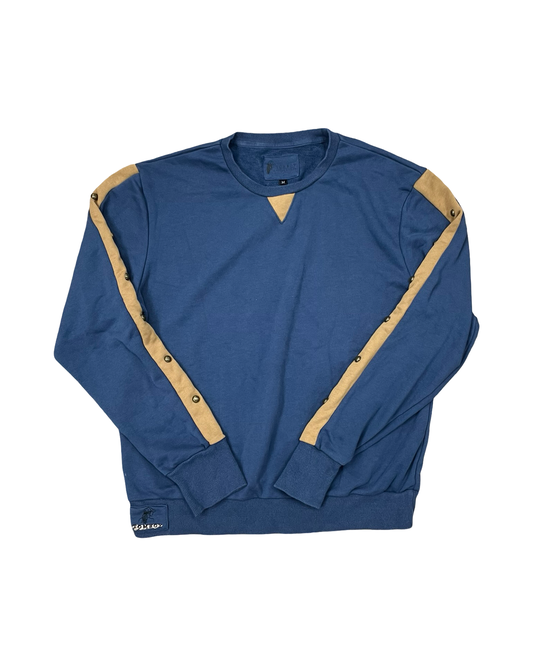 Sweatshirt Crewneck By Tomboy In Black & Brown, Size:M