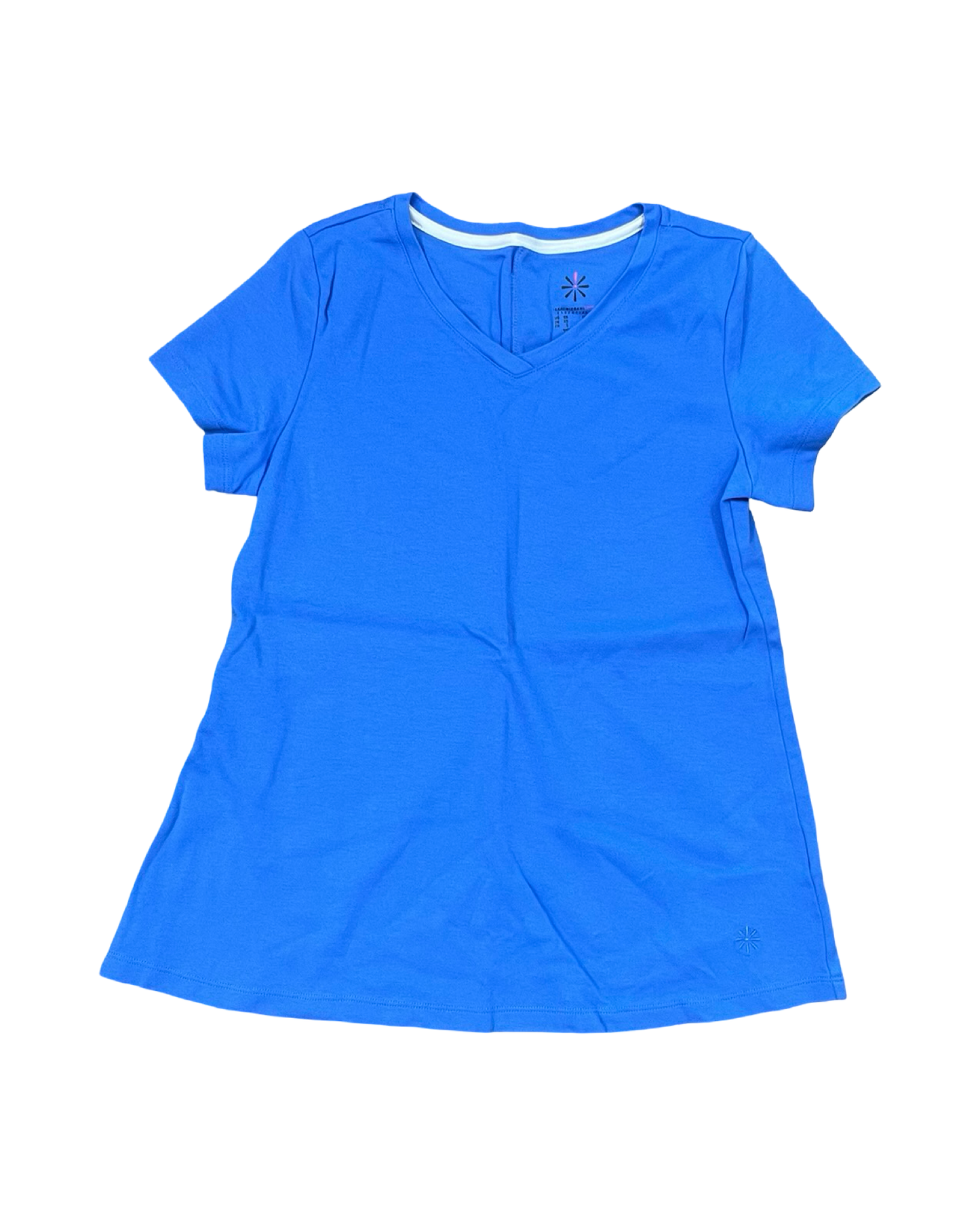 Top Ss Basic By Isaac Mizrahi In Blue, Size:Xsp
