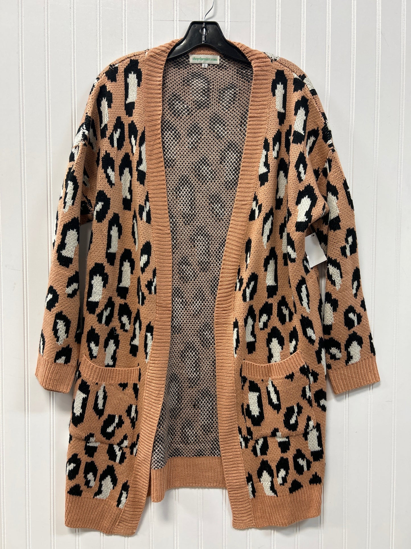 Sweater Cardigan By Cmc In Animal Print, Size:S