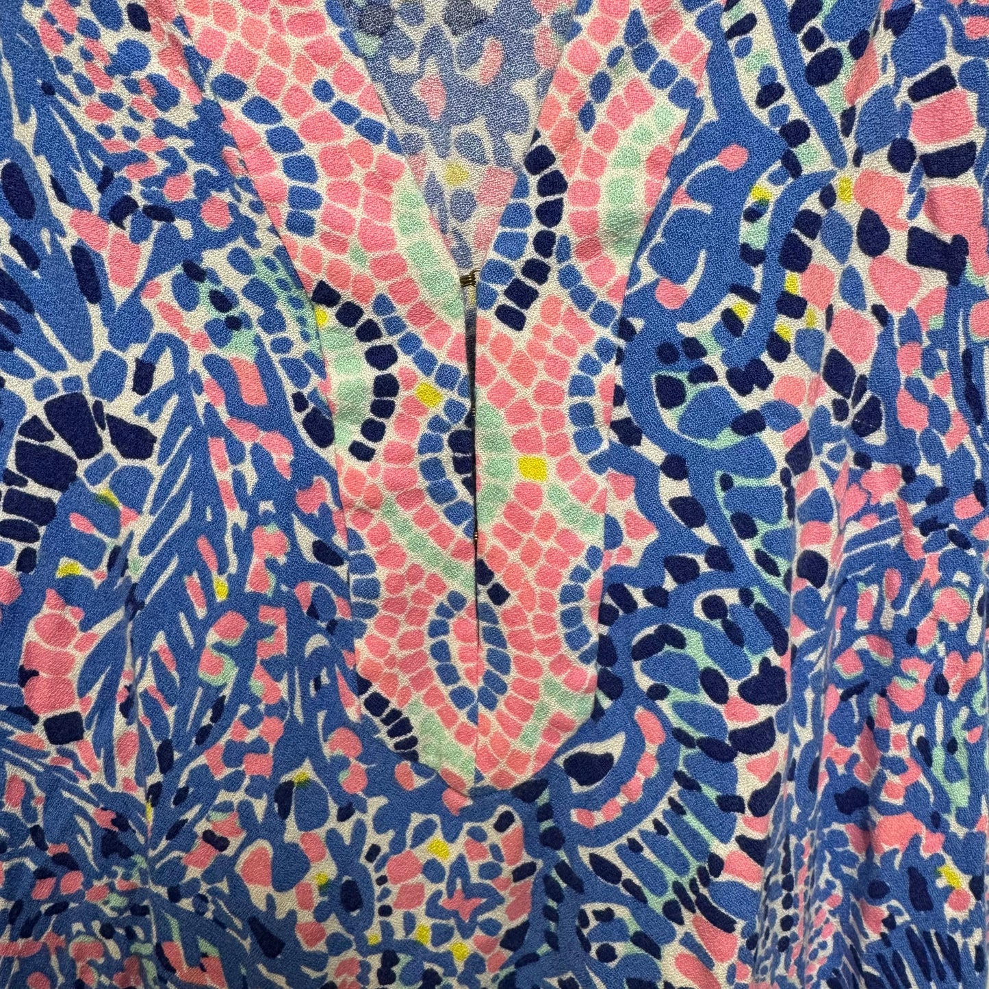 Dress Designer By Lilly Pulitzer In Blue & Pink, Size: Xs