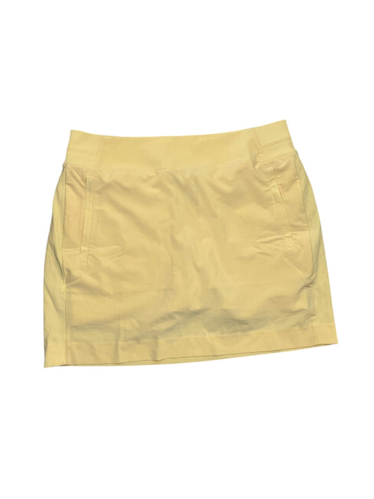 Athletic Skirt By Athleta In Yellow, Size:M