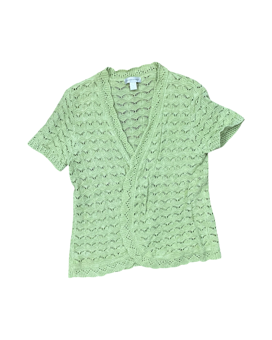 Cardigan By Christopher And Banks In Green, Size:Xl