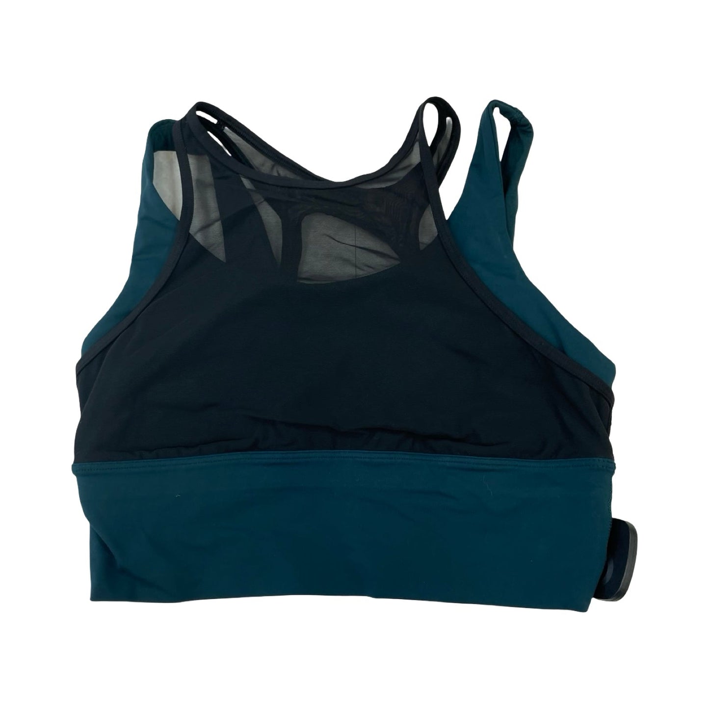 Athletic Bra By Lululemon In Black & Green, Size:6