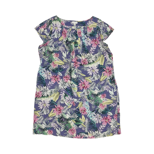 Dress Party Short By J. Jill In Purple & White, Size:Xlp