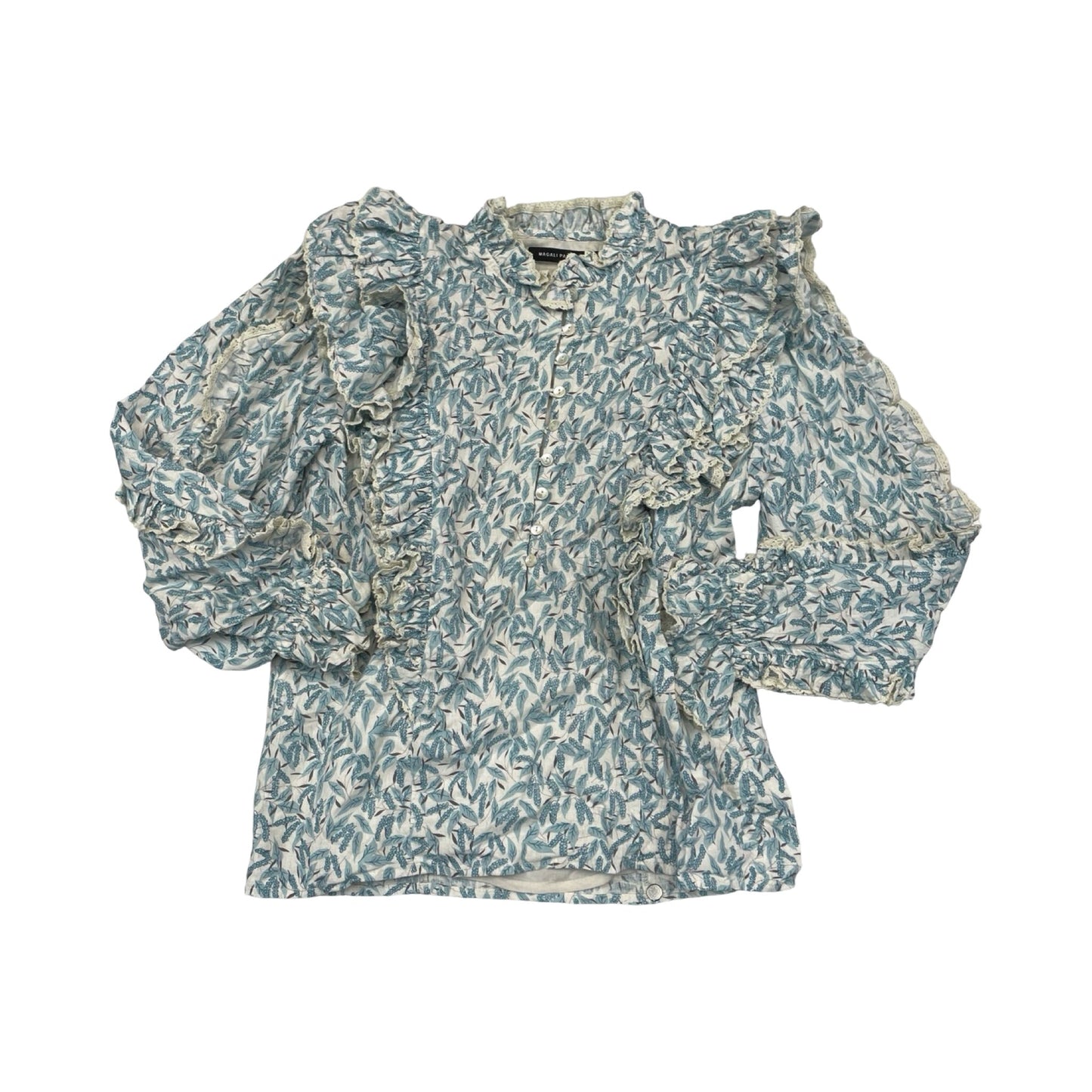 Top Ls By Cmb In Blue & White, Size:Xs